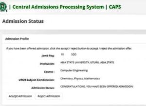 Confirm admission on jamb caps 