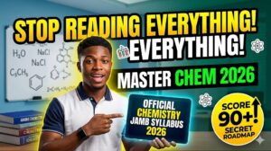 chemistry jamb syllabus 2026.