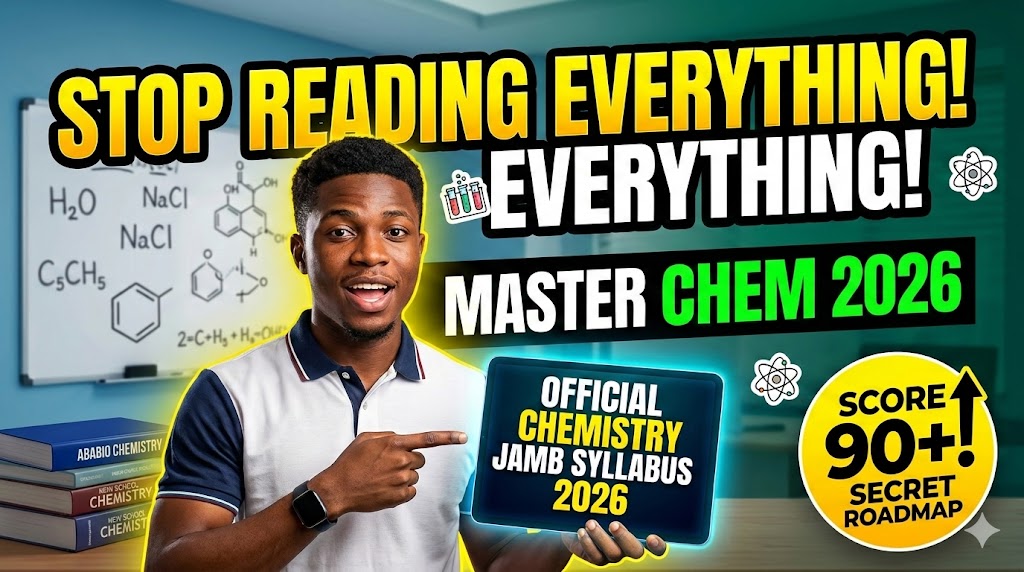 chemistry jamb syllabus 2026.