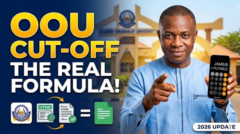 how to calculate oou cut off mark