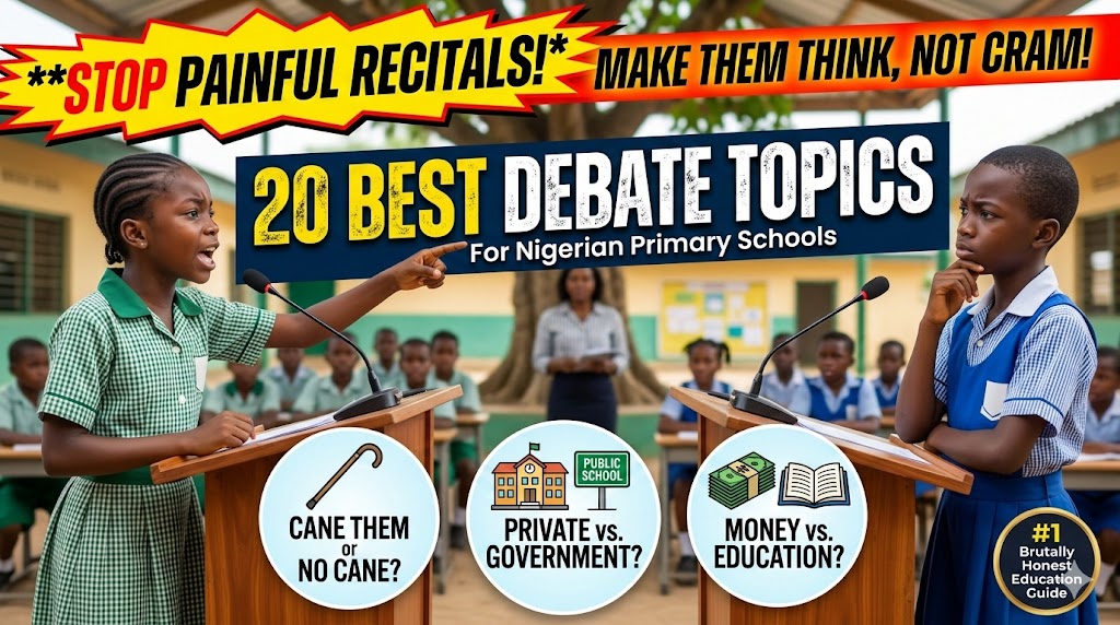 20 best Debate topics for primary schools in nigeria
