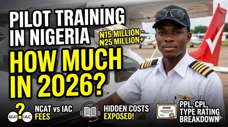 pilot training in nigeria and their fees