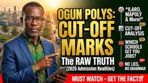 List of polytechnic in ogun state and their cut off mark