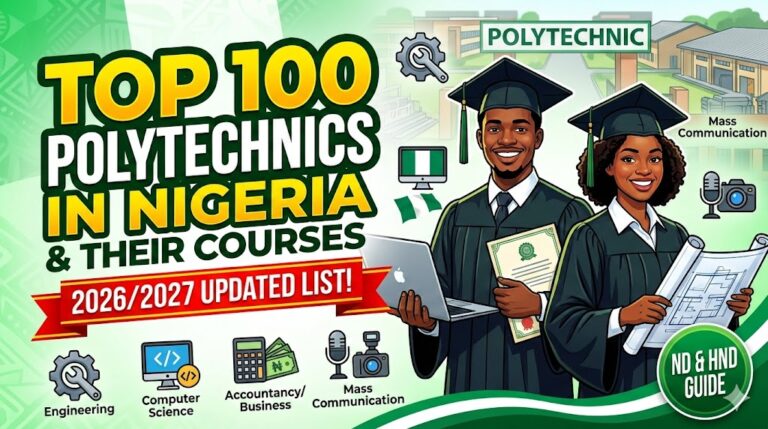 top 100 polytechnics in nigeria and their courses