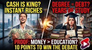 Money Is Better Than Education Debate Points: 10 Debate Points to Win