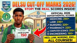 DELSU cut-off mark for all courses