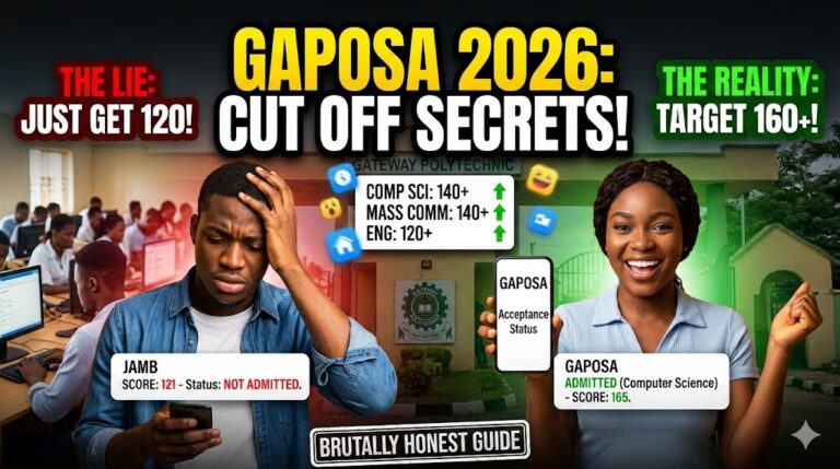 Gateway polytechnic cut off mark for all courses 2026