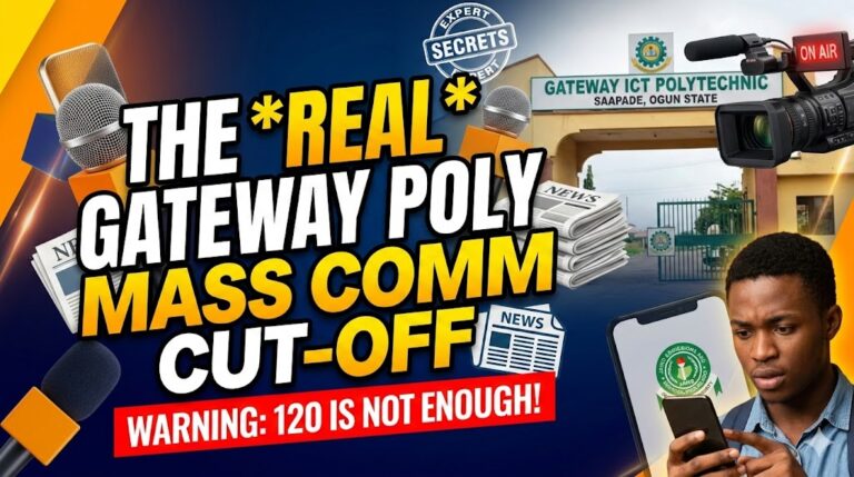 Gateway Polytechnic cut off mark for Mass Communication