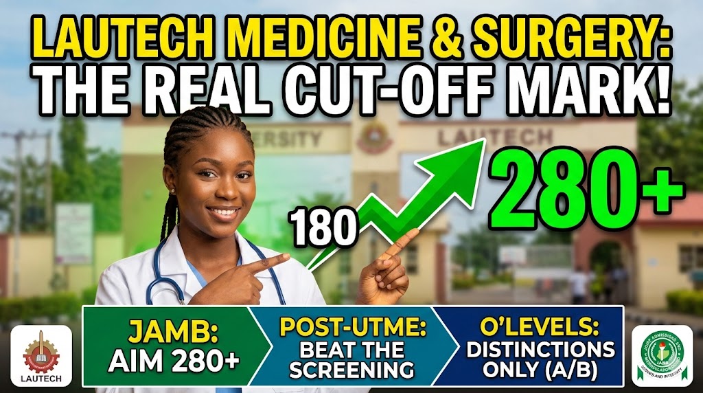 LAUTECH cut-off mark for Medicine and Surgery