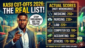 Kaduna State University cut-off mark for all courses