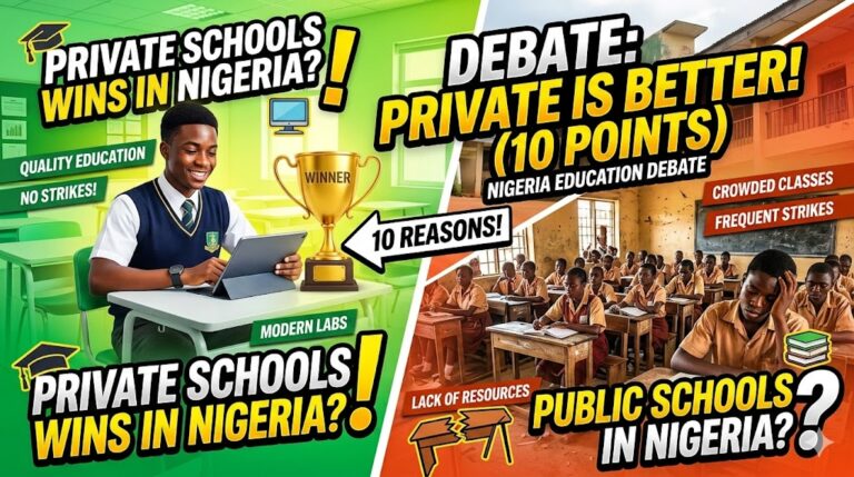 Debate on private school is better than public school in Nigeria