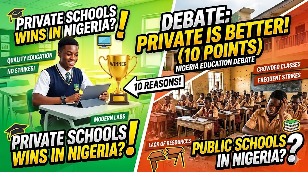 Debate on private school is better than public school in Nigeria