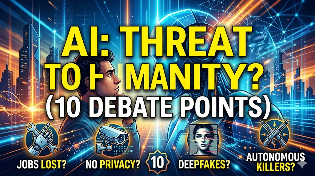 Why Artificial Intelligence Is a Threat to Humanity: 10 Debate Points