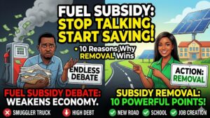 Why Fuel Subsidy Removal is Better Than Fuel Subsidy Debate: 10 Debate Points