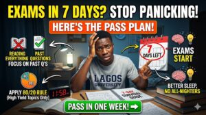 How to study for exams in 7 days