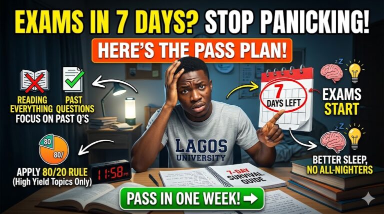 How to study for exams in 7 days