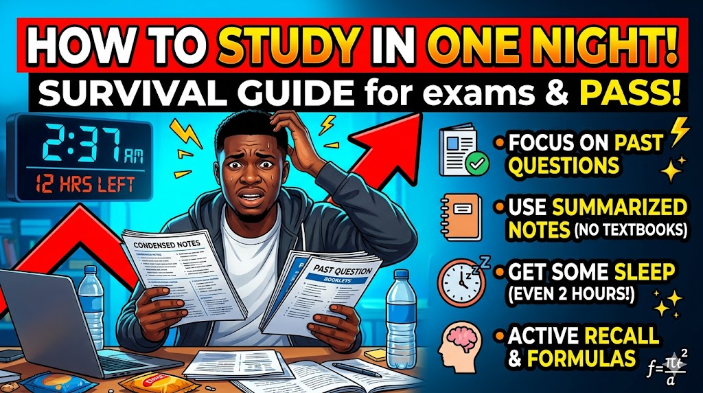 How to study for exams in one night