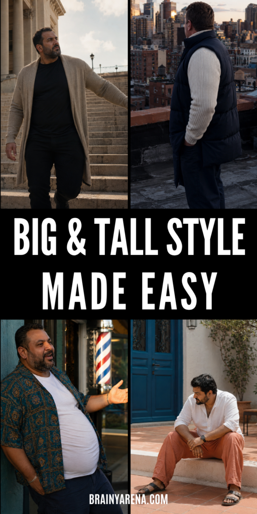 Big and Tall Men Fashion Looks That Work for Every Body Shape