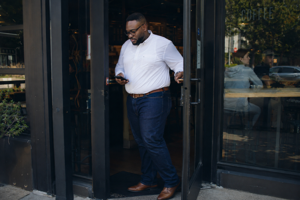 The Well-Fitted Dark Wash Straight-Leg Jean