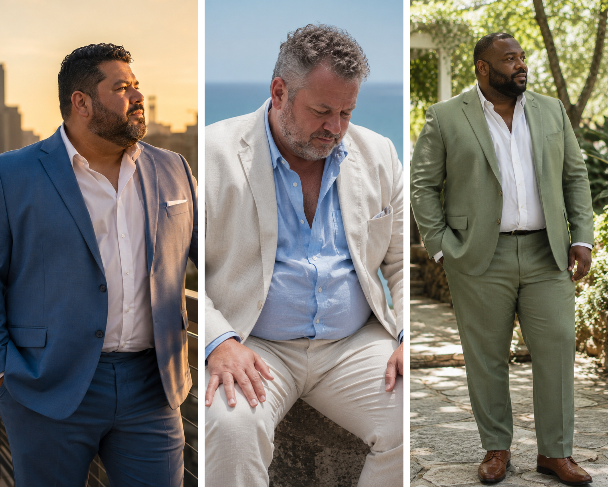 Big and Tall Groomsmen Outfits That Keep Everyone Looking Uniform