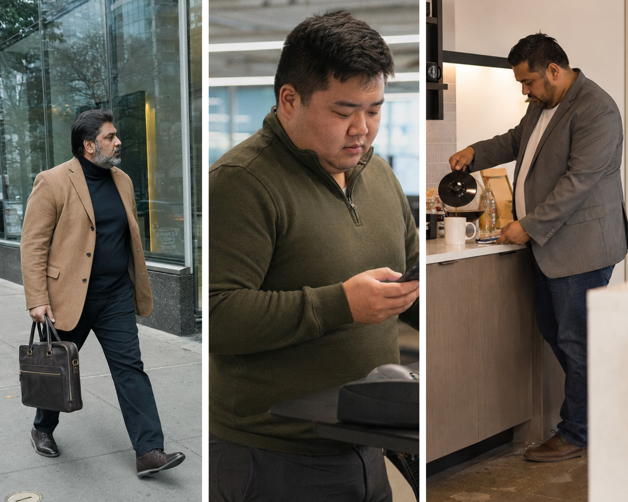 plus size men office outfits