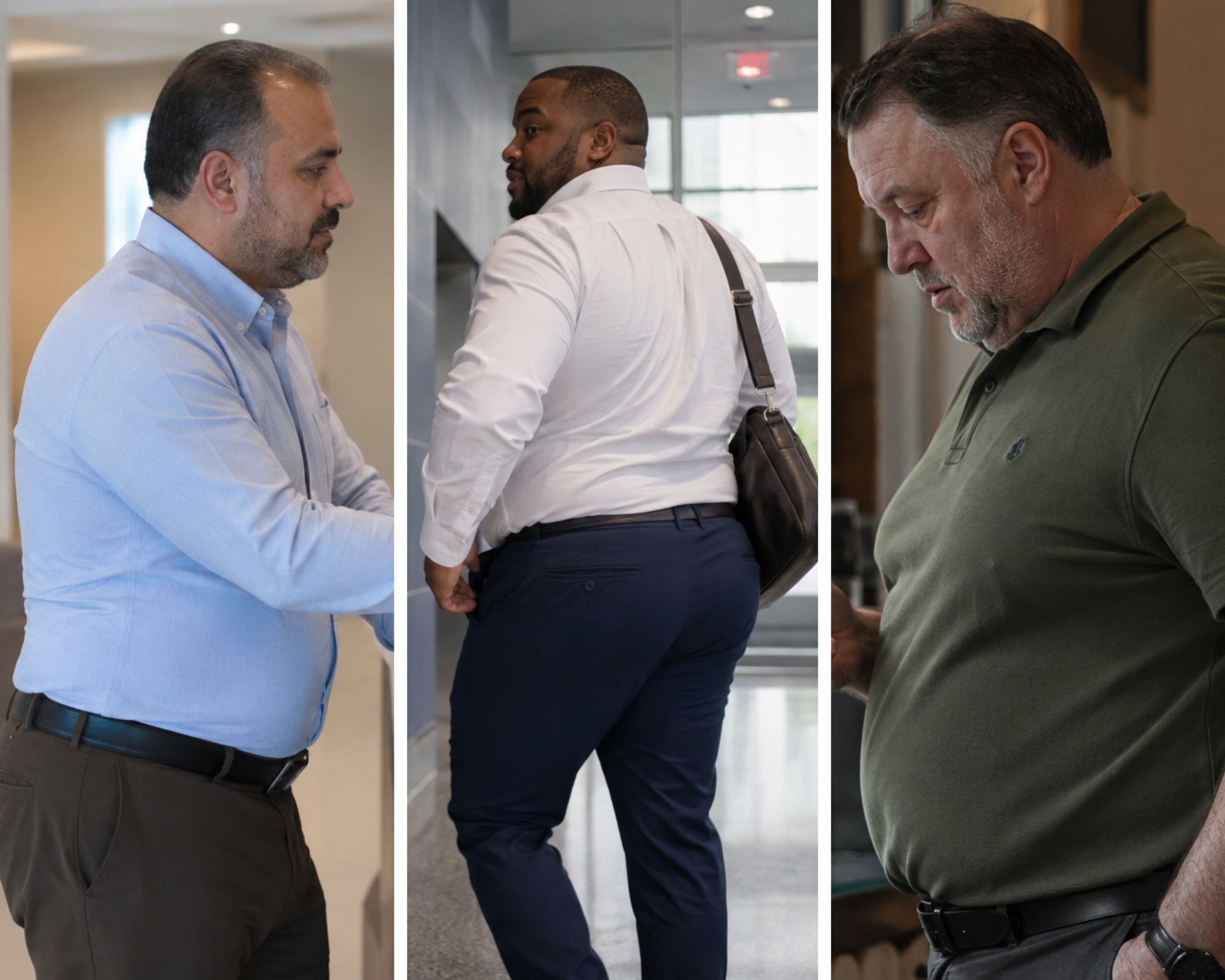 tailored business casual outfits for plus size men