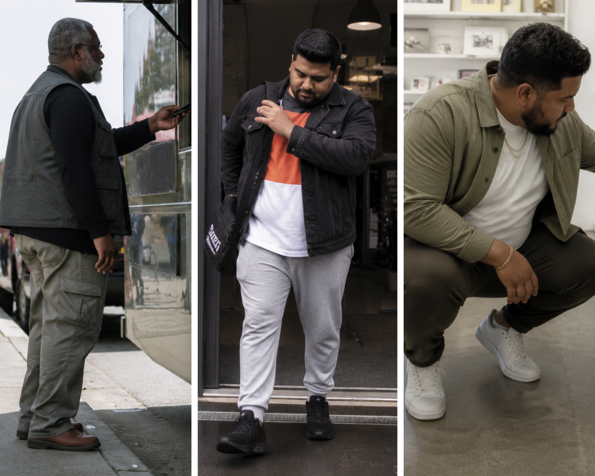 Plus Size Men Street Style Looks to Steal Right Now