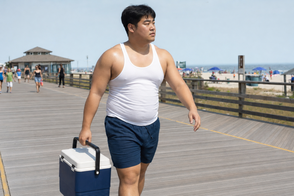 Linen Blend Shorts for Beach and Poolside